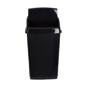 NEW Whitefurze 30L Medium Swing Top Lid Waste Bin 31x28x51 cm Black Clearance Low Shipping