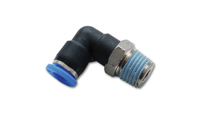 Vibrant Performance 2667 One Touch Vacuum Fitting 1/8 NPT to 1/4 Tube 90 Degree For Sale