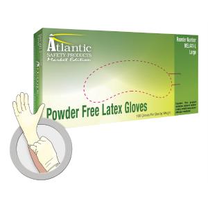 Market Edition Powder Free Latex Gloves, X-Small BLGMEL-XS Atlantic Safety Company Outlet Deals