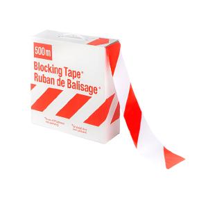 Warning Red & White Non- Adhesive Blocking Tape Polythene Roll - 500 M Buy Cheap 2025 Unisex