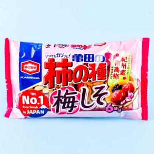 Kameda Kaki No Tane Senbei Snack Bag - Plum Shiso Excellent Online