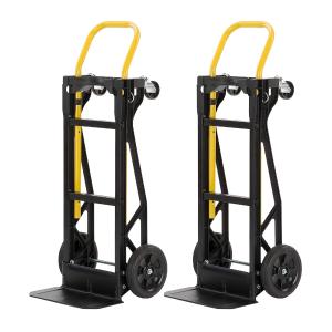 Harper Trucks PJDY2223AKD 400 Lb Capacity Convertible Dolly, Black (2 Pack) Discount 2025 New