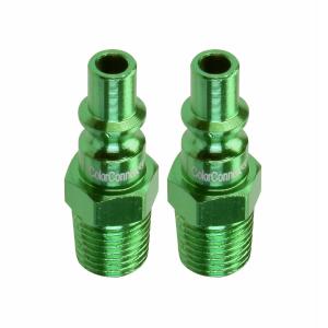 ColorConnex Plug, Type B, 1/4" MNPT, 1/4" Body, Green, 2-Pack LEGA71440B-2PK Legacy Manufacturing Sale Tumblr