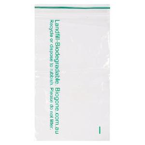 Biodegradable Zip Lock Bags 15 x 22.5cm Pack of 100 Purchase Sale Online