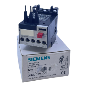 Siemens 3UA7021-03 Überlastrelais 0,4-0,63A für industriellen Einsatz Relais Outlet Extremely