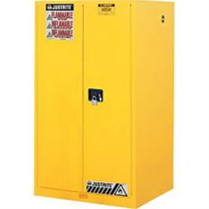 Justrite 896000 Sure-Grip EX Flammable Safety Cabinet, Capacity 60 Gallons, 2 Shelves, 2 Manual-Close Doors, Yellow JUS896000 Justrite Mfg. Co. Quality From China Cheap