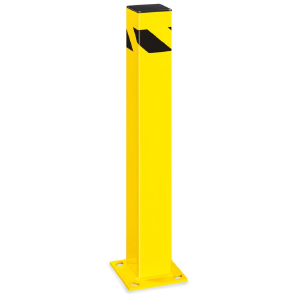 Heavy-Duty Square Bollards - Steel Yellow - Powder Coted - Model BOLL2568 Shop For Cheap Online