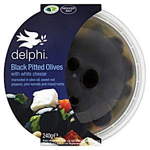Delphi Green Pitted Olives w Cheese 240g Sale Shop