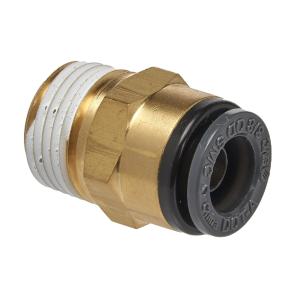 Straight Male Connector 3/8 IN Tube X 3/8 IN NPT (2) SRRABM340 S.U.R. and R Auto Parts Sale For Cheap