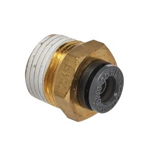 Straight Male Connector 1/4 IN Tube X 3/8 IN NPT (2) SRRABM240 S.U.R. and R Auto Parts Free Shipping Online