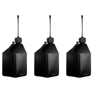 Plastic Product Formers 5.5 Gallon Industrial Ag Jug w/Hose & Cap, Black, 3 Pack Really For Sale