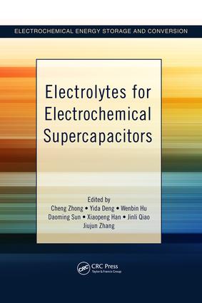Electrolytes for Electrochemical Supercapacitors - Hardback Clearance Genuine