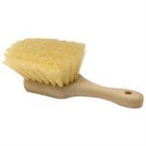 Utility Scrub Brush, Buff Colored Polypropylene Bristles, 8" Long Plastic Handle LAI843 Laitner Brush Cheap Sale With Mastercard