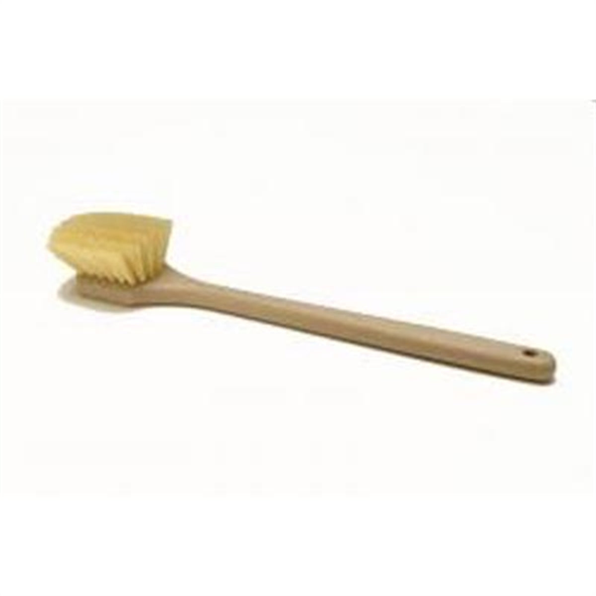 Utility Scrub Brush, Buff Colored Polypropylene Bristles, 21" Long Plastic Handle LAI850 Laitner Brush Big Discount For Sale