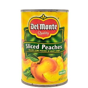 Del Monte Sliced Peaches Heavy Syrup 15.2oz 100% Authentic For Sale