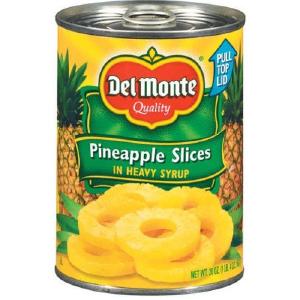 Del Monte Sliced Pineapple Syrup 20oz Cheap Best Sale