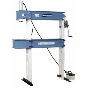 25-Ton Capacity Heavy-Duty 'Open Throat" Press with Air/Hydraulic Hand Pump OTC1826A OTC Pay With Visa For Sale