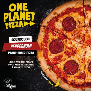 One Planet Pizza Sourdough Peppernomi Plant-Based Pizza 310g Buy Online Cheap