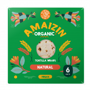 Amaizin Organic Natural Tortilla Wraps - 6 Wraps 240g Free Shipping Tumblr