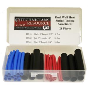 28PC Heat Shrink Tubing Dual Wall / Meltable Inner Wall Assortment (28-pc) TMROPK57 The Main Resource Clearance Fashionable