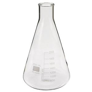Erlenmeyer 2000ml Glass Flask Free Shipping Factory Outlet