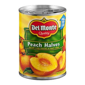 Del Monte Peach Halves In Heavy Syrup 15.25oz Cheap Cost