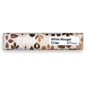 Vivani Organic White Nougat Crisp Chocolate Bar - 35g Sale View