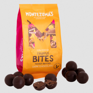 Montezuma's Dark Chocolate Peanut Butter Truffle Bites 120g Enjoy Online