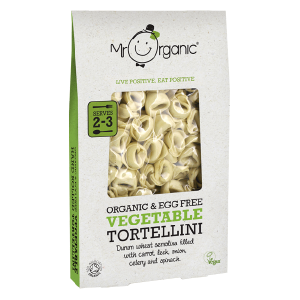 Mr Organic Organic & Egg Free Vegetable Tortellini 250g Outlet Ebay