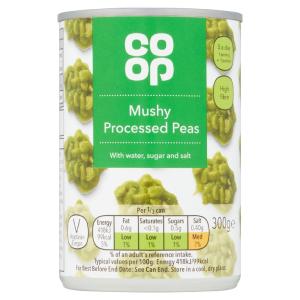 Co Op Mushy Processed Peas 300g Excellent Sale Online