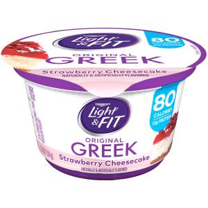 Dannon Light & Fit Strawberry Cheesecake 5.3oz Cheap Store