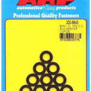 ARP 200-8643 Black Washers - 8mm ID x .575 OD (10) Buy Cheap Sast
