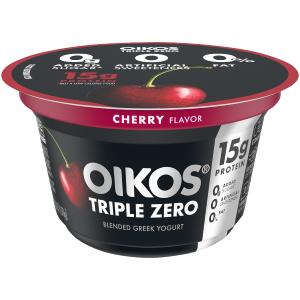 Dannon Oikos Triple Zero Cherry Yogurt 5.3oz Quality Free Shipping