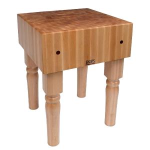 John Boos AB Series Square Wood Butcher Block Prep Table, 18" x 18", Maple Discount Amazon
