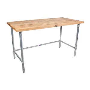 John Boos Maple Wood Top Work Table with Galvanized Steel Base, 60 x 30 x 1.5" Free Shipping Wiki