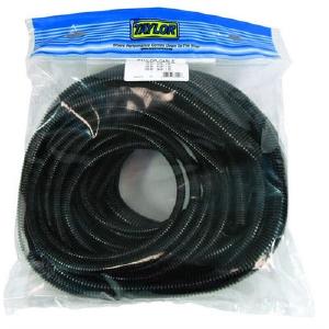 Taylor / Vertex 38000 Convoluted Tubing, Four Sizes, 1/4 in, 3/8 in, 1/2 in, 3/4 in OD, 10 ft Each, Plastic, Black, Kit Quality Free Shipping Outlet