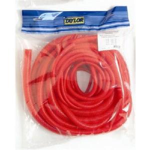Taylor / Vertex 38002 Convoluted Tubing, Four Sizes, 1/4 in, 3/8 in, 1/2 in, 3/4 in OD, 10 ft Each, Plastic, Red, Kit Discount Great Deals
