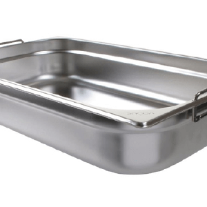 Vogue Stainless Steel 1/1 Gastronorm Pan with Handles 100mm - CB179-A Cheapest Cheap Online