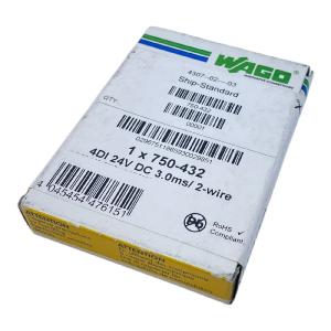 Wago 750-432 SPS-E/A Modul für E/A-System 4DI 24V DC für industriellen Einsatz Free Shipping Eastbay