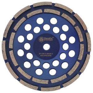 DiamaPro Systems Threaded 7 Inch Double Row Concrete Grinding Cup Wheel Tool Free Shipping Get Authentic