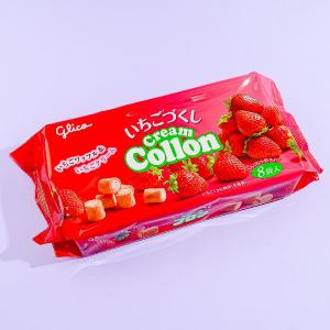 Glico Collon Biscuit Roll Family Pack - Strawberry Official Site Sale Online