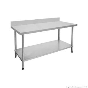 FED Economic 304 Grade Stainless Steel Table with Splashback 1200-7-WBB Largest Supplier For Sale