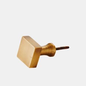 Fog Linen Work Brass Screw Hook - Square 2025 Unisex Online