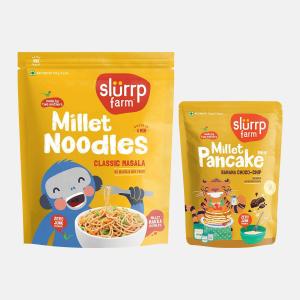 Millet Noodles – Classic Masala & Banana Choco-Chip Pancakes Buy Cheap Many Kinds Of