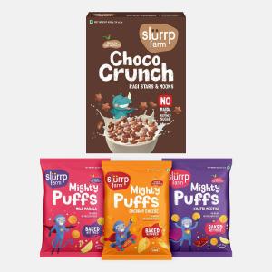 Choco Crunch Cereal & Baked Mighty Jowar Puffs Comb Outlet 2025 Newest