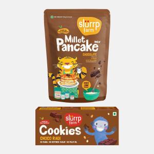 Choco Ragi Cookies & Chocolate Millet Pancake Combo Cheap Sale 2025 New