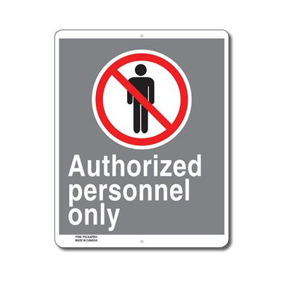AUTHORIZED PERSONNEL ONLY - SIGN Perfect For Sale