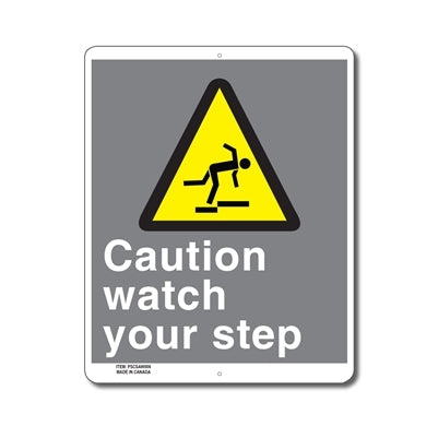 CAUTION WATCH YOUR STEP - SIGN Genuine Cheap Online
