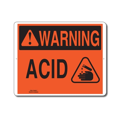 ACID - WARNING SIGN Sale New
