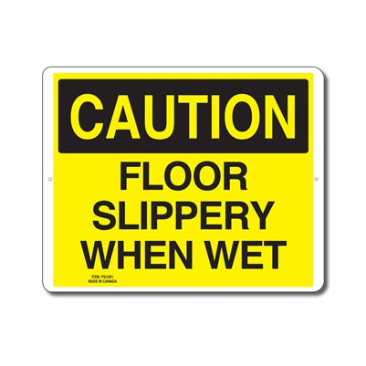 FLOOR SLIPPERY WHEN WET - CAUTION SIGN Sale Good Selling